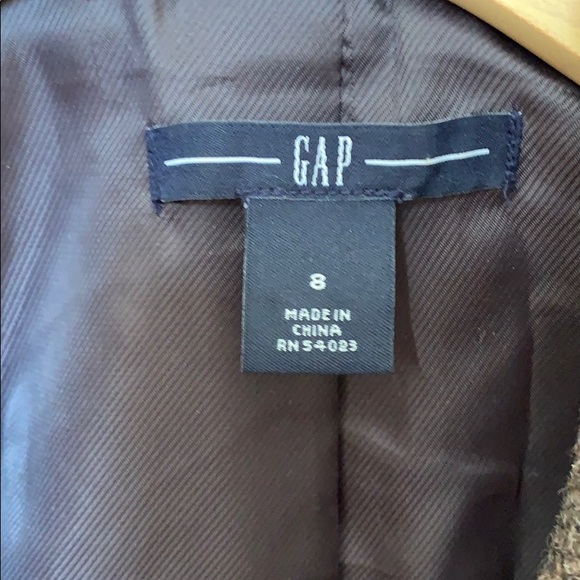 Tweed Brown Gap Blazer Size 8 - Picture 5 of 6
